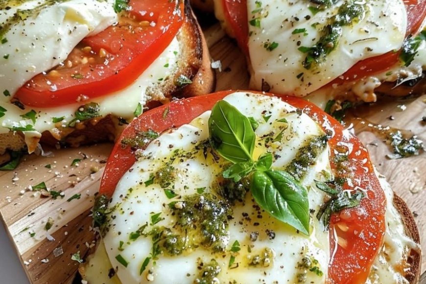 Tomaten Mozzarella Toast - Rezepte Tomaten Mozzarella Toast - Rezepte