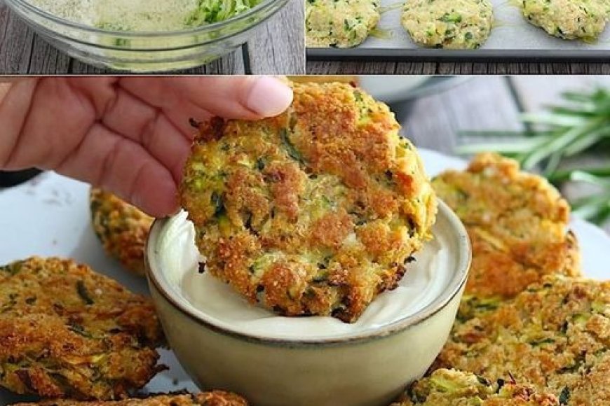 Bratlinge mit 800 g Zucchini &amp; 200g Kase - Rezepte