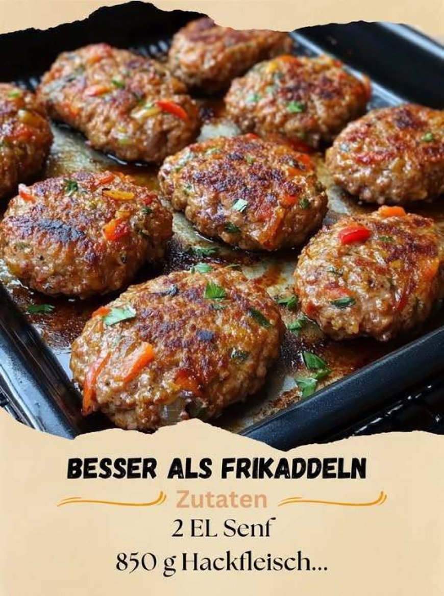 Besser als Frikaddeln das backe ich sicher 2x pro Woche nur 850g ... Besser als Frikaddeln das backe ich sicher 2x pro Woche nur 850g ...