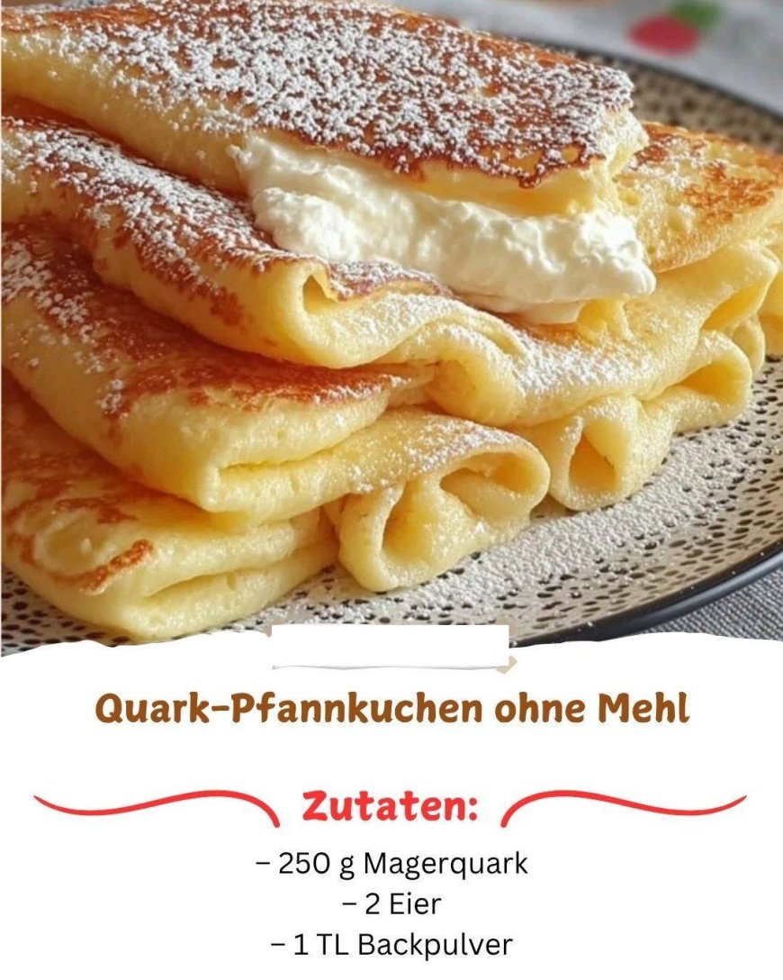 Eiwei Pfannkuchen Mit Quark Ohne Mehl